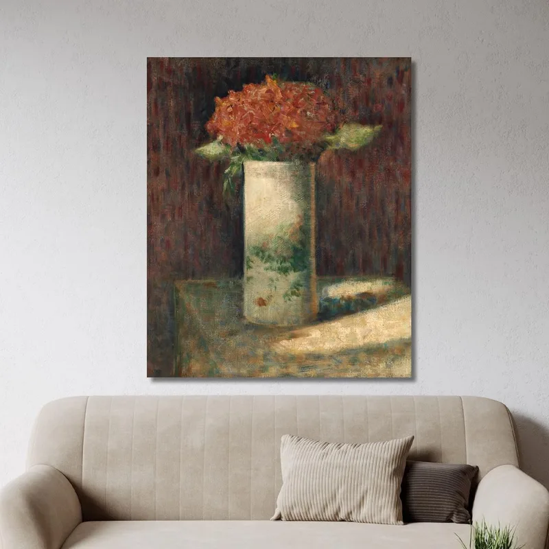 Vase Mit Blumen Georges Seurat