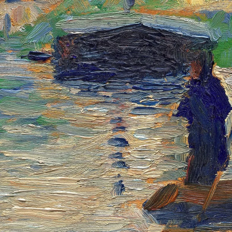 Blick Auf Die Seine Georges Seurat