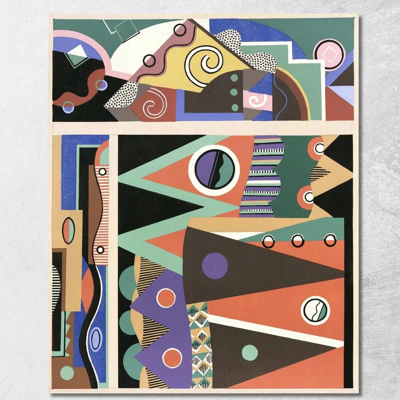 Collection Decors Et Couleurs Pl.03 Georges Valmier
