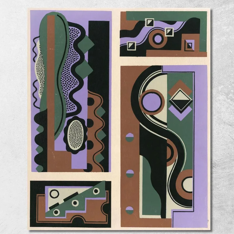 Decors And Colors Collection Pl.18 Georges Valmier