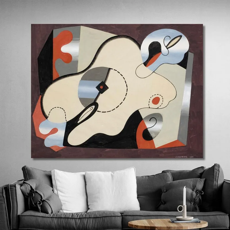 Abstrakte Komposition. Liegende Frau Georges Valmier