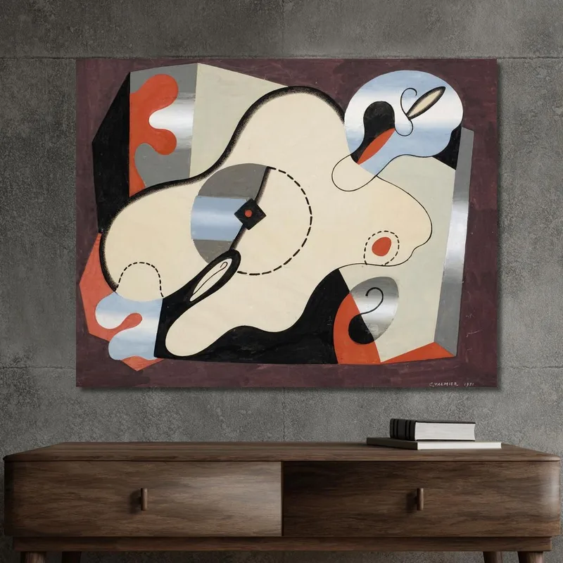 Abstrakte Komposition. Liegende Frau Georges Valmier