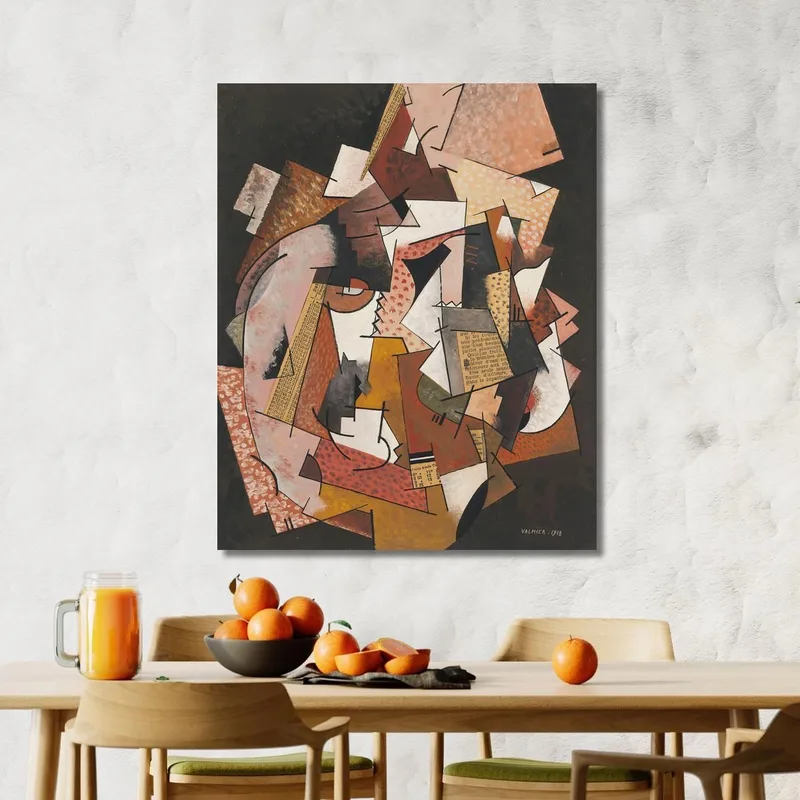 Composition In Newspaper Georges Valmier