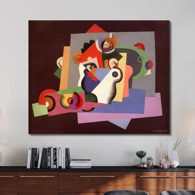 Composition Avec Des Fleurs Georges Valmier