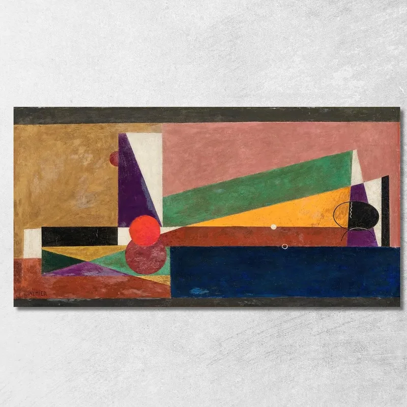 Carattere Bugiardo Georges Valmier quadro stampa su tela