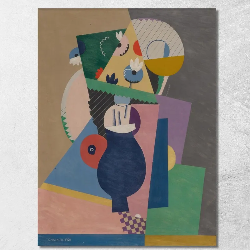 Vaso Di Fiori Georges Valmier quadro stampa su tela