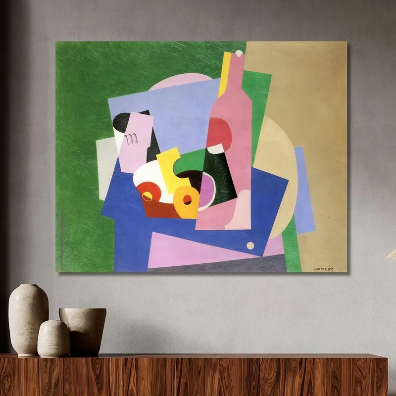 Still Life With Bottle Georges Valmier