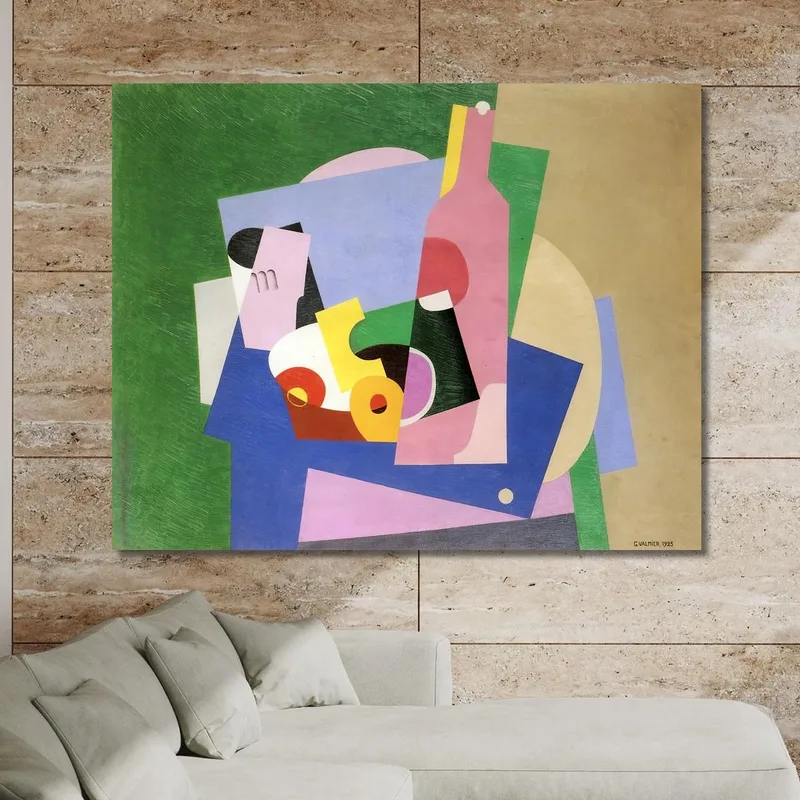 Still Life With Bottle Georges Valmier