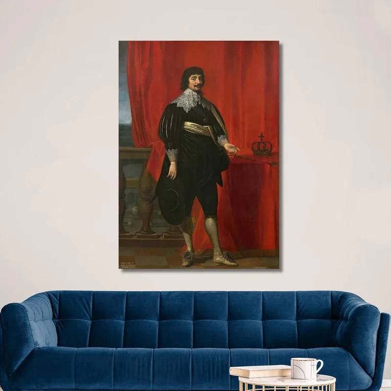 Ritratto Di Federico V Re Di Boemia Gerard van Honthorst quadro stampa su tela