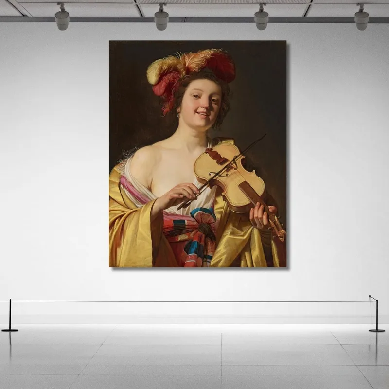 Il Suonatore Di Violino Gerard van Honthorst