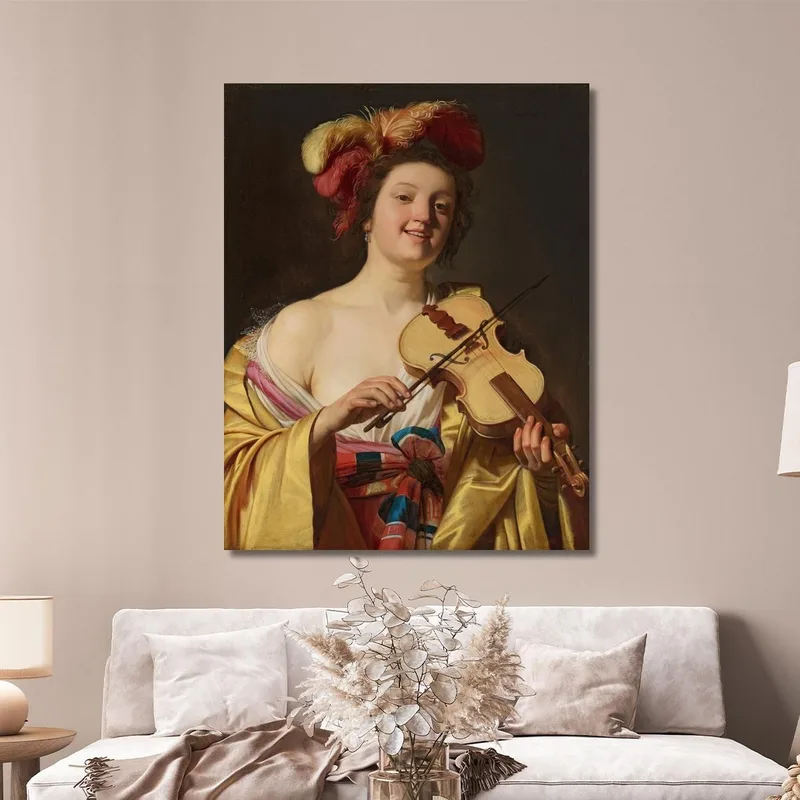 Il Suonatore Di Violino Gerard van Honthorst