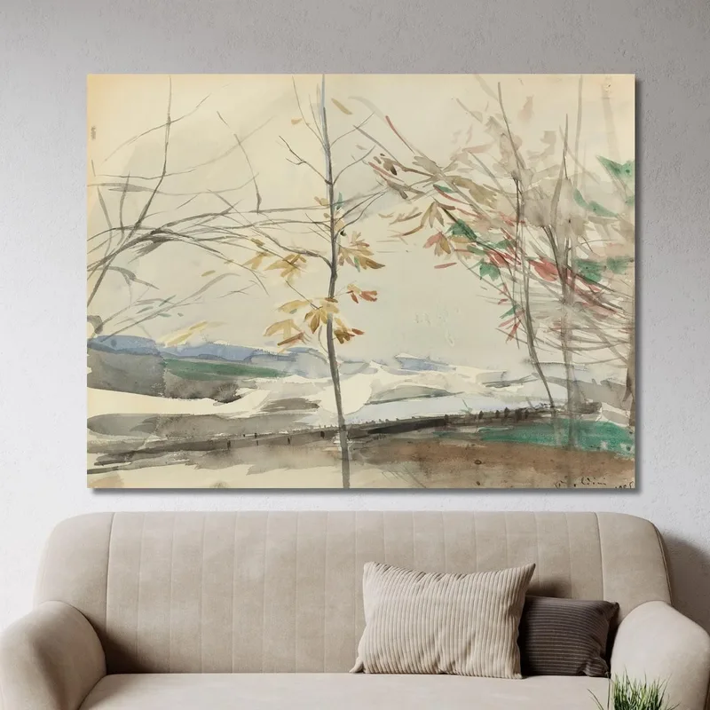 Paysage D'Automne Avec Des Arbres Giovanni Boldini