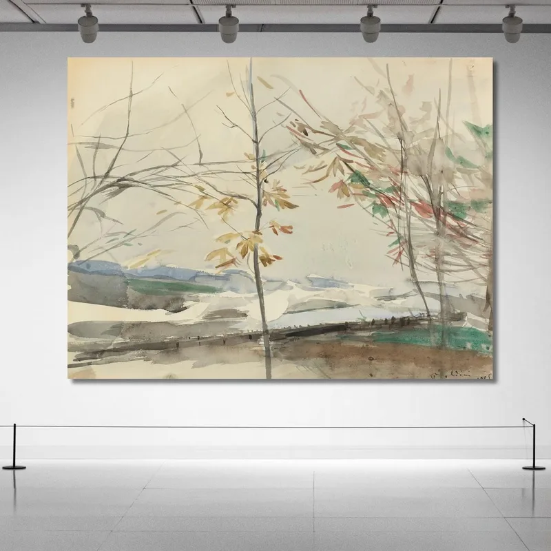 Paysage D'Automne Avec Des Arbres Giovanni Boldini