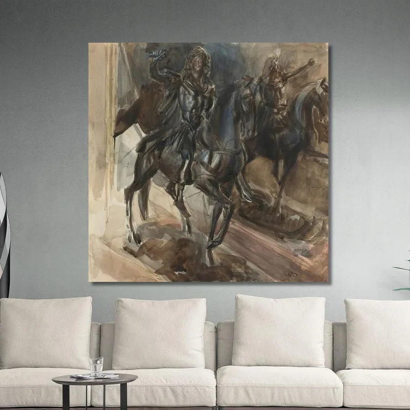 Eine Bronzestatue Von Ludwig Xiv. Giovanni Boldini