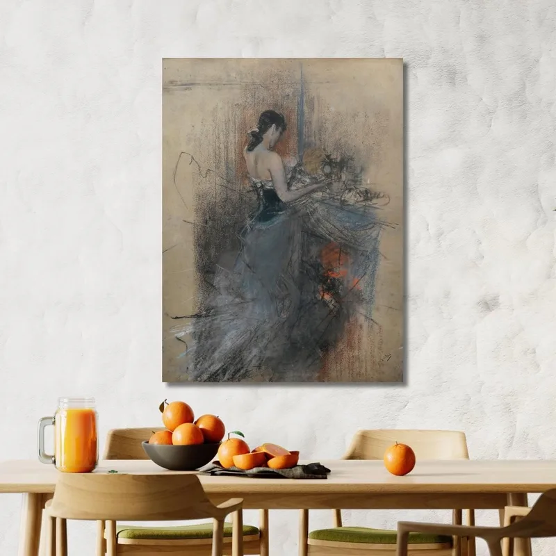 Au Coin Du Feu Giovanni Boldini
