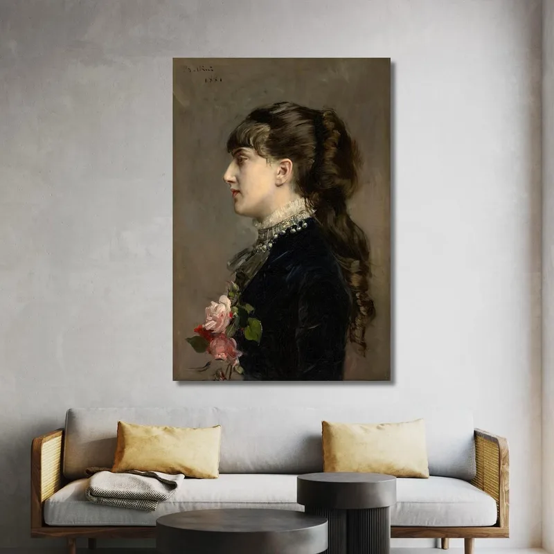 Frau Céline Leclanché Giovanni Boldini