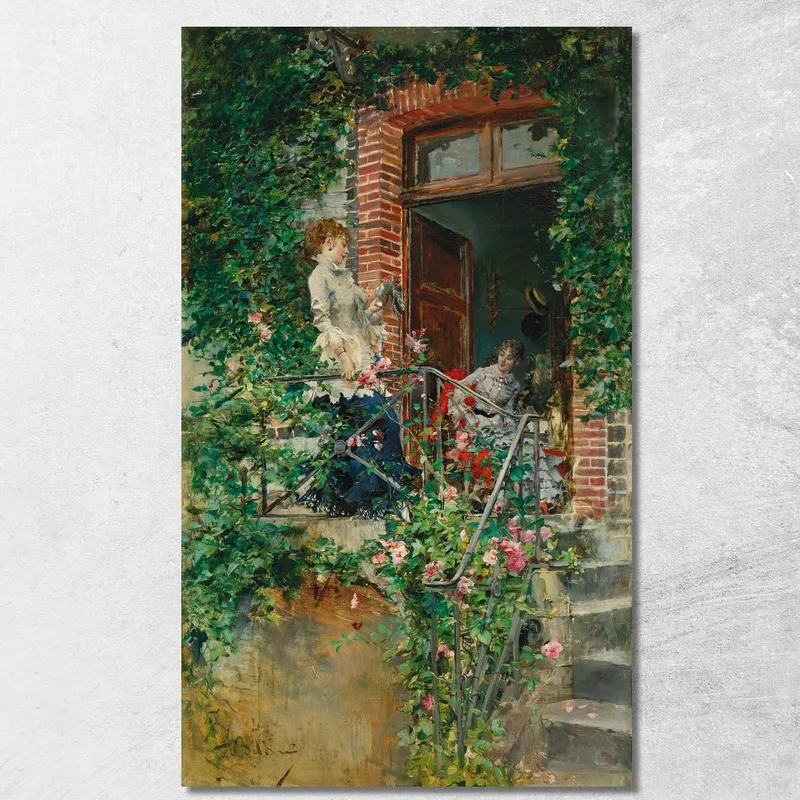 Sur La Terrasse Giovanni Boldini