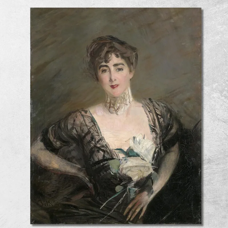 Portrait De Josefina Alvear De Errazuriz Giovanni Boldini