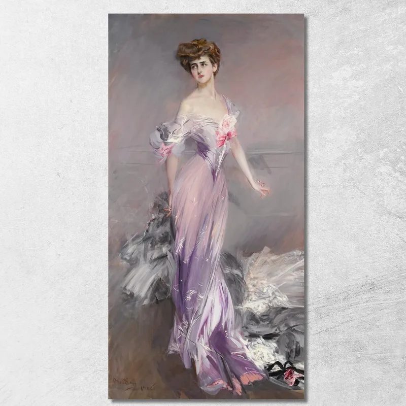 Portrait Of Mrs. Howard-Johnston Giovanni Boldini