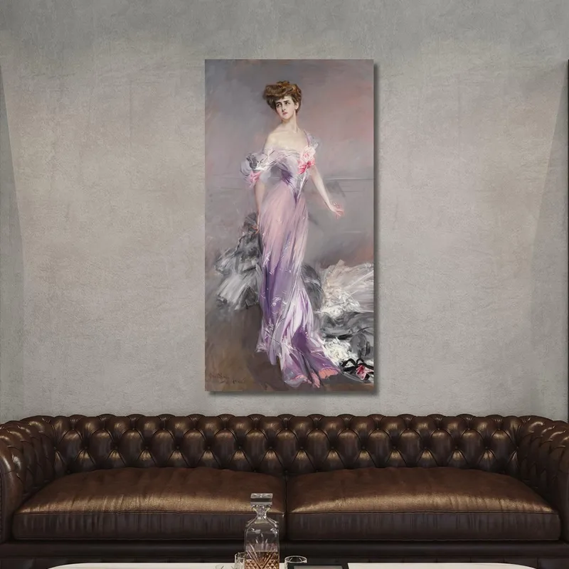 Portrait Of Mrs. Howard-Johnston Giovanni Boldini