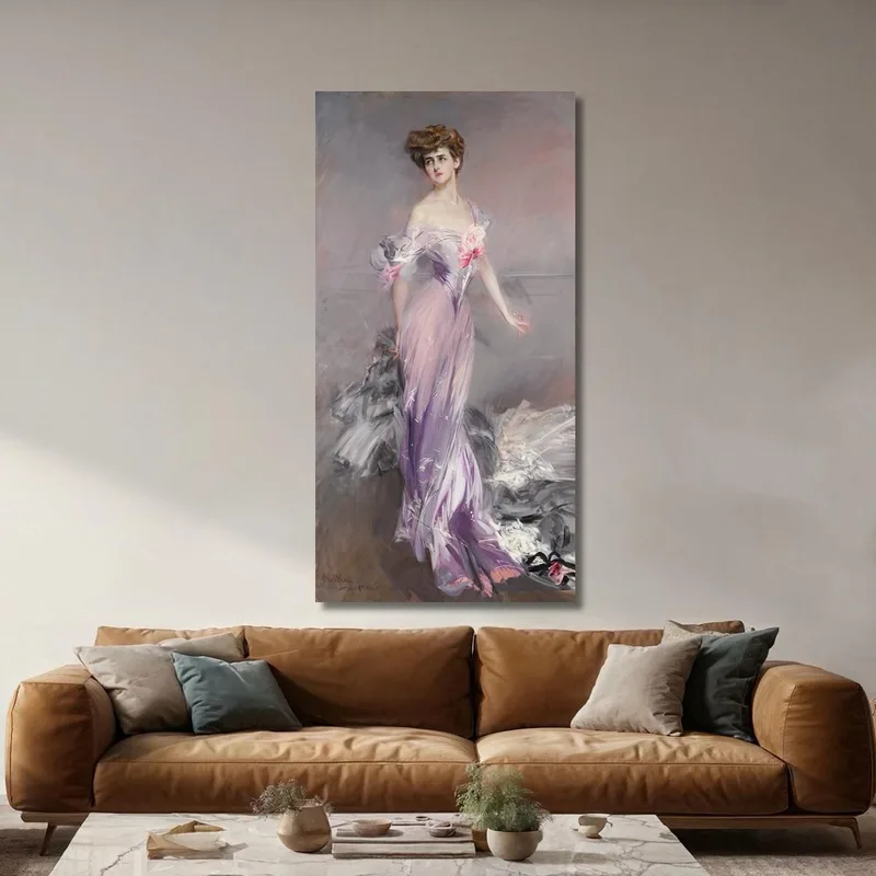 Portrait Of Mrs. Howard-Johnston Giovanni Boldini