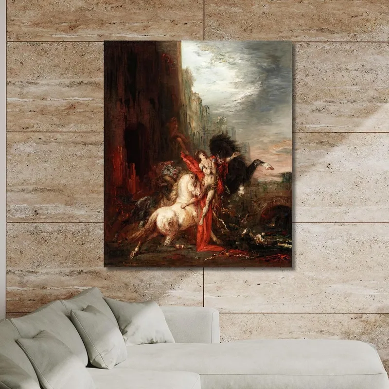 Diomède Dévoré Par Ses Chevaux Gustave Moreau