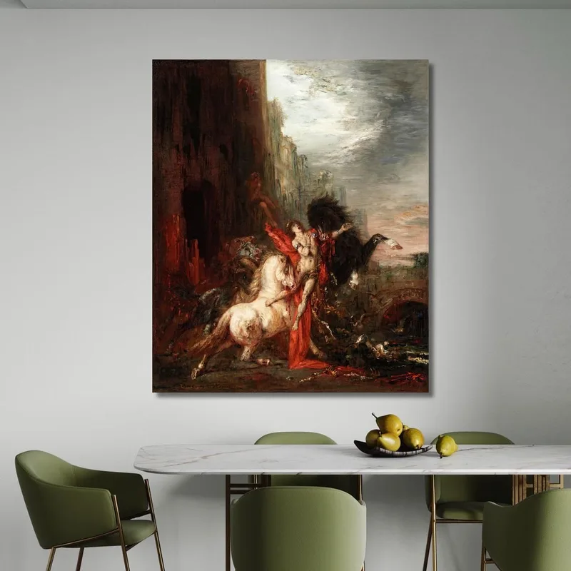 Diomède Dévoré Par Ses Chevaux Gustave Moreau