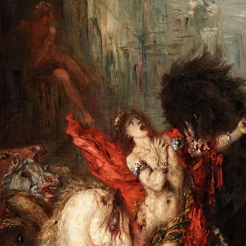Diomède Dévoré Par Ses Chevaux Gustave Moreau
