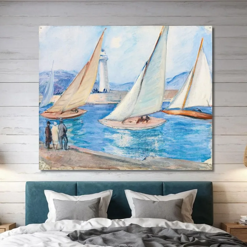 Départ De Régates Dans Le Midi St. Tropez Henri Lebasque