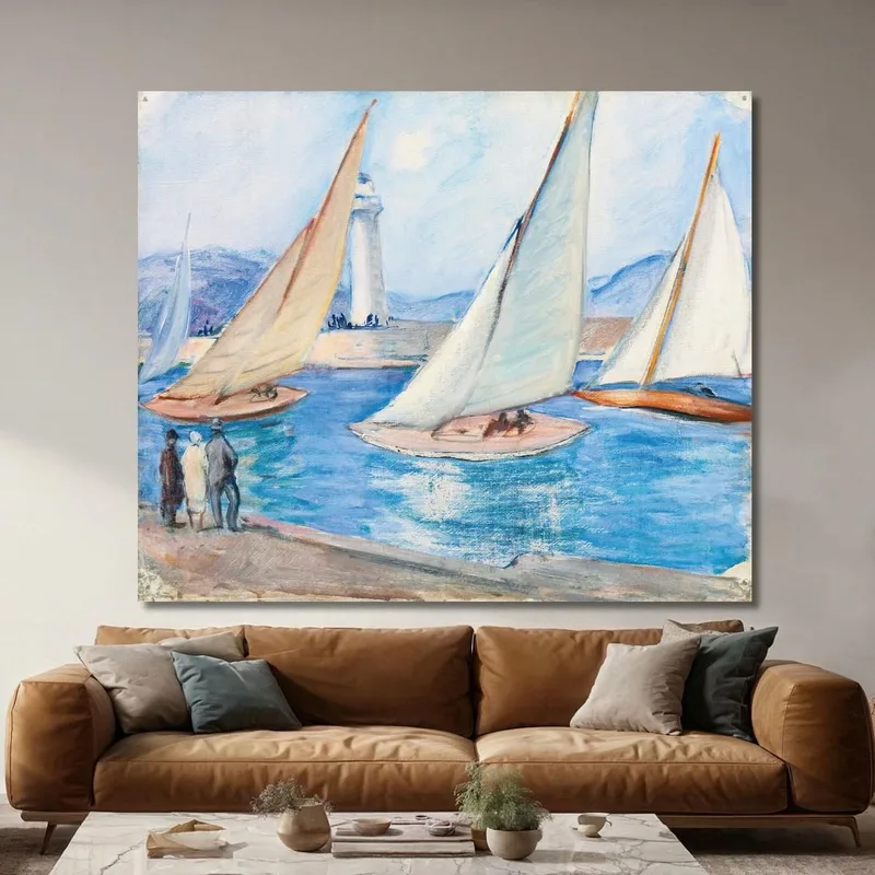 Départ De Régates Dans Le Midi St. Tropez Henri Lebasque