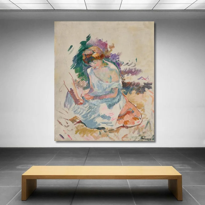 Femme Au Jardin Henri Lebasque