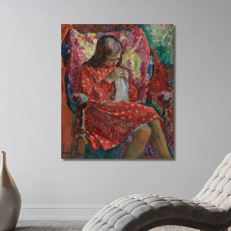 La Petite Couseuse Henri Lebasque