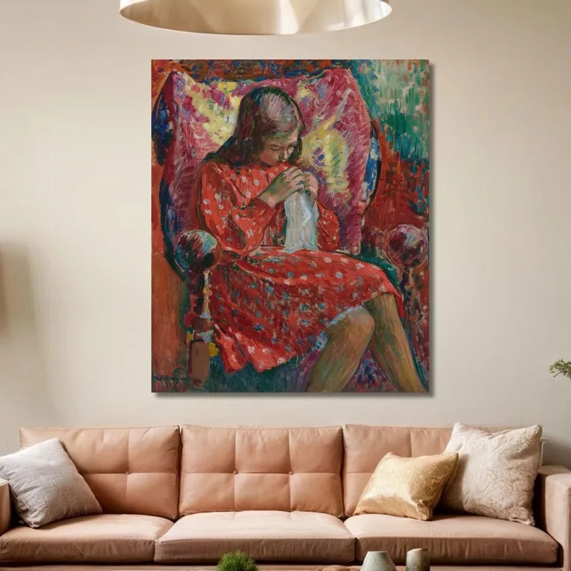 La Petite Couseuse Henri Lebasque