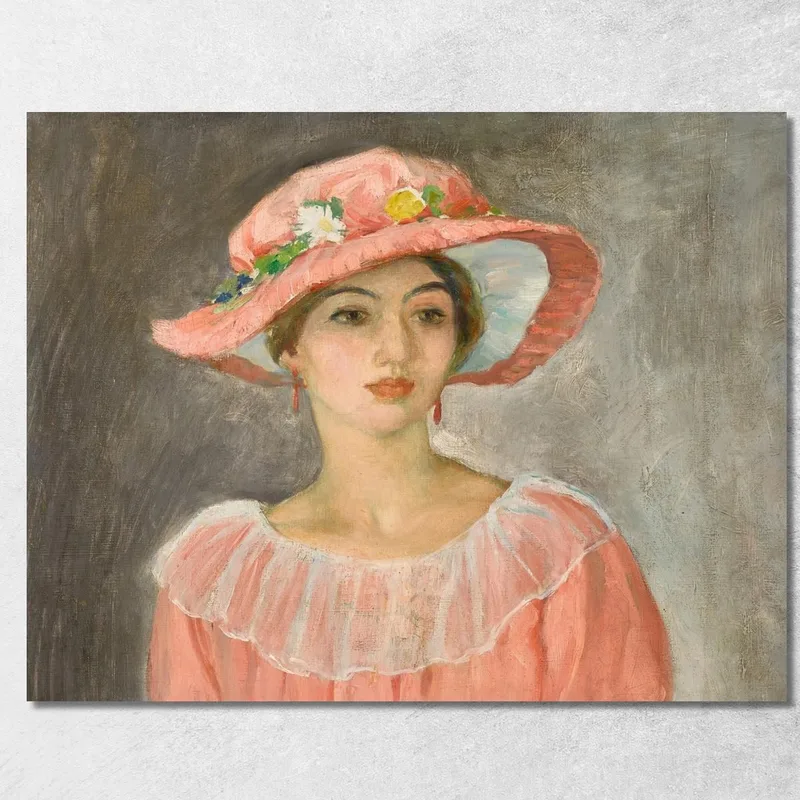 Le Chapeau Rose Henri Lebasque