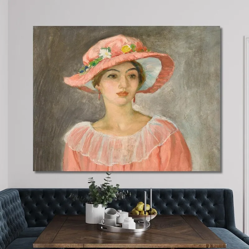 Le Chapeau Rose Henri Lebasque