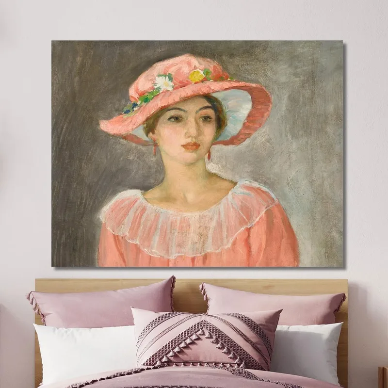 Le Chapeau Rose Henri Lebasque