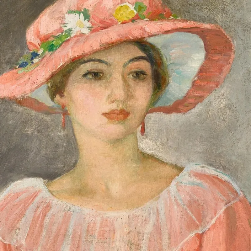 Le Chapeau Rose Henri Lebasque