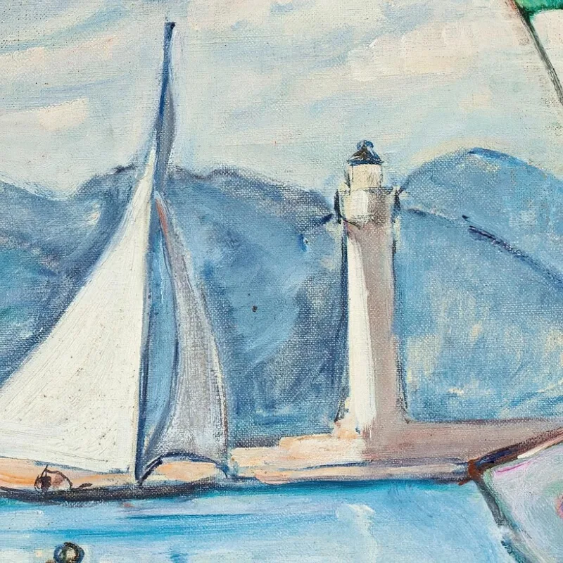 Le Port De Saint-Tropez 2 Henri Lebasque