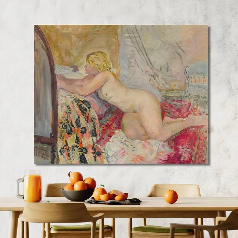 Nu Allongé Contre Un Lit 2 Henri Lebasque