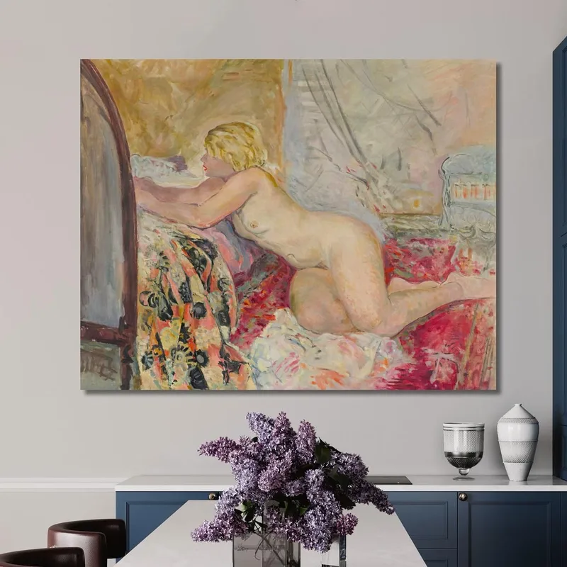Nu Allongé Contre Un Lit 2 Henri Lebasque