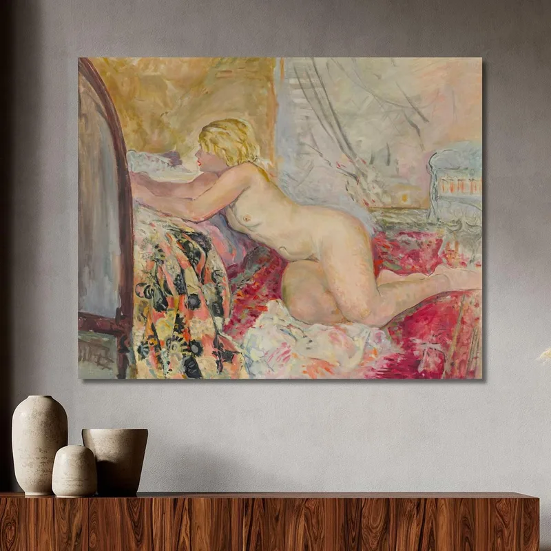 Nu Allongé Contre Un Lit 2 Henri Lebasque