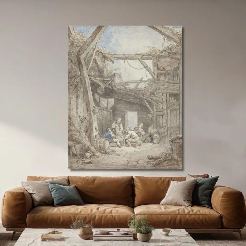 Ruined Farm Hubert Robert