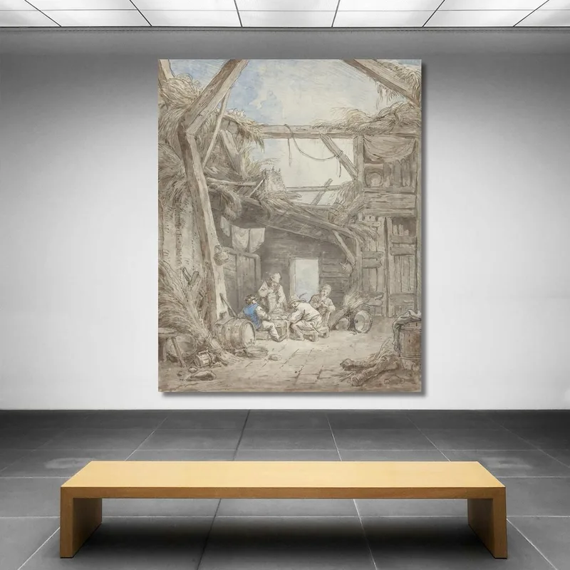 Ruined Farm Hubert Robert