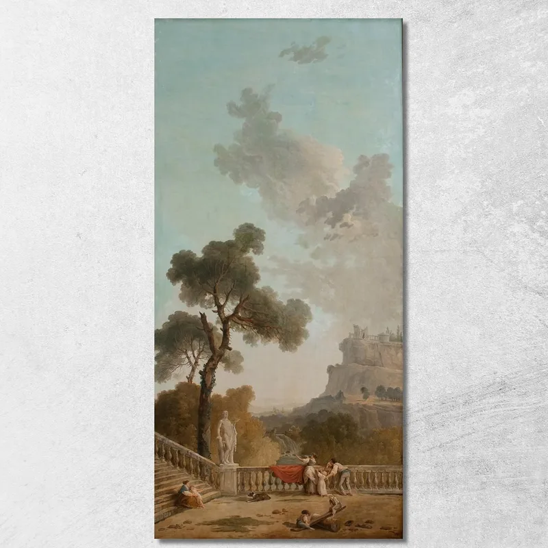 Vista Desde Una Terraza Hubert Robert