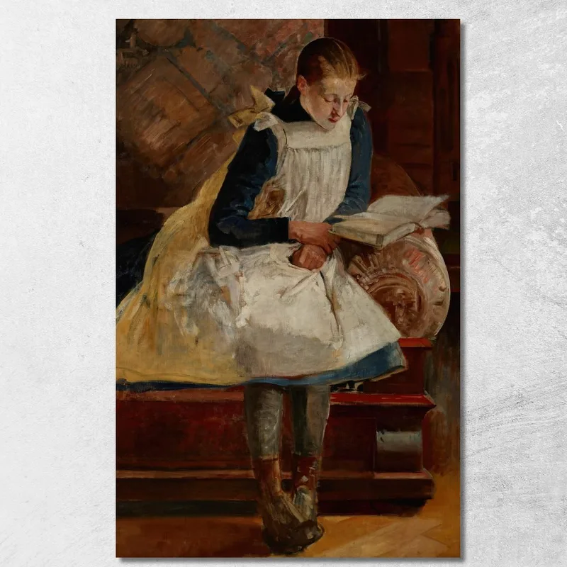 Portrait De La Fille De L'Artiste Julia Jacek Malczewski
