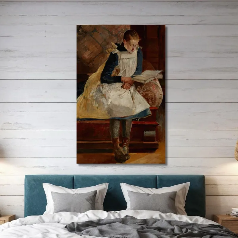 Portrait De La Fille De L'Artiste Julia Jacek Malczewski