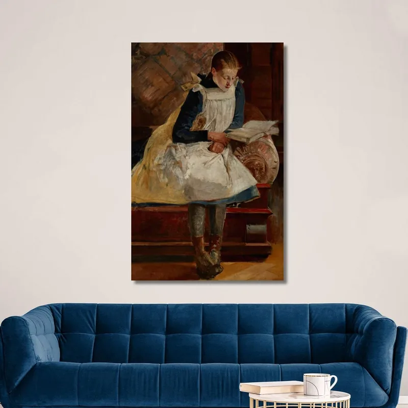 Portrait De La Fille De L'Artiste Julia Jacek Malczewski