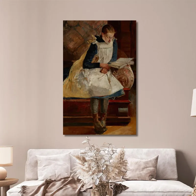 Portrait De La Fille De L'Artiste Julia Jacek Malczewski