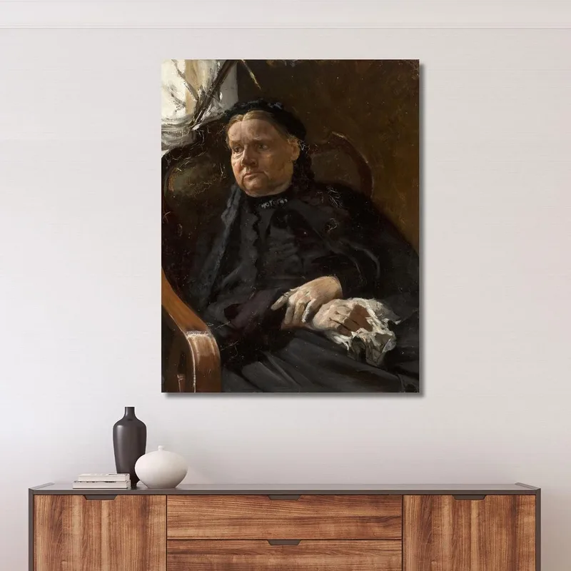 Portrait De La Mère De L'Artiste Jacek Malczewski