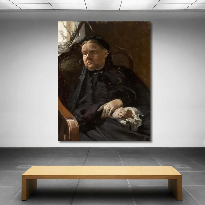 Portrait De La Mère De L'Artiste Jacek Malczewski